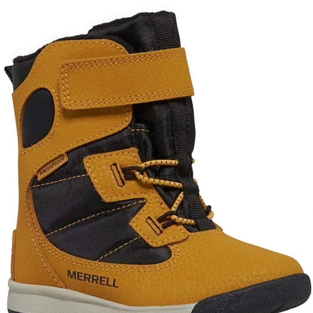 Merrell Kids Yellow and Black Adventure Boots